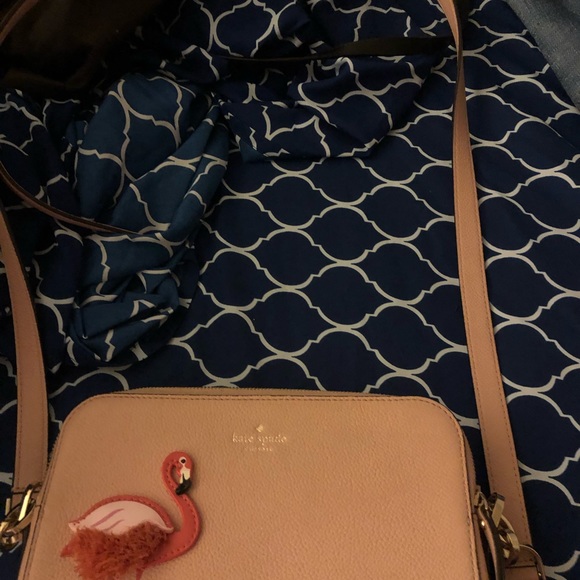 Pretty in Pink Flamingo cross body camera bag by Kate Spade. - Picture 4 of 4